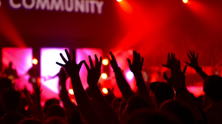 Crowd at concert