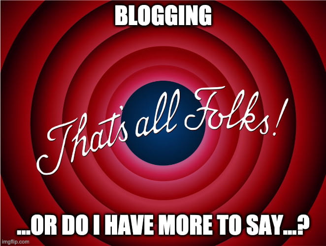 Blogging... that