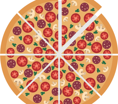 Solving problems collaboratively is like cutting a pizza into equal slices. Or, is it?